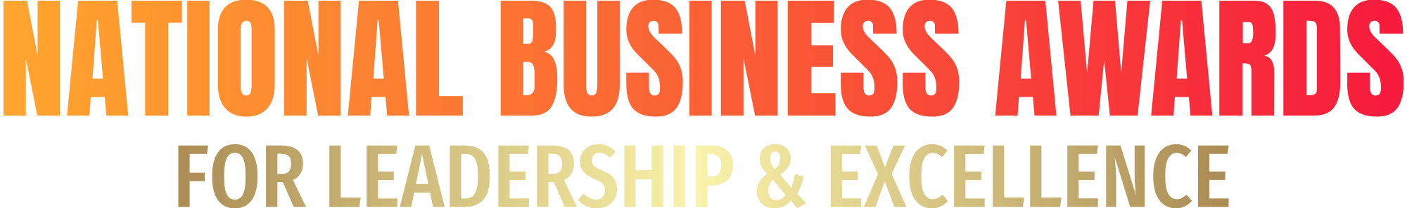 NATIONAL BUSINESS AWARDS FOR LEADERSHIP & EXCELLENCE - LOGO